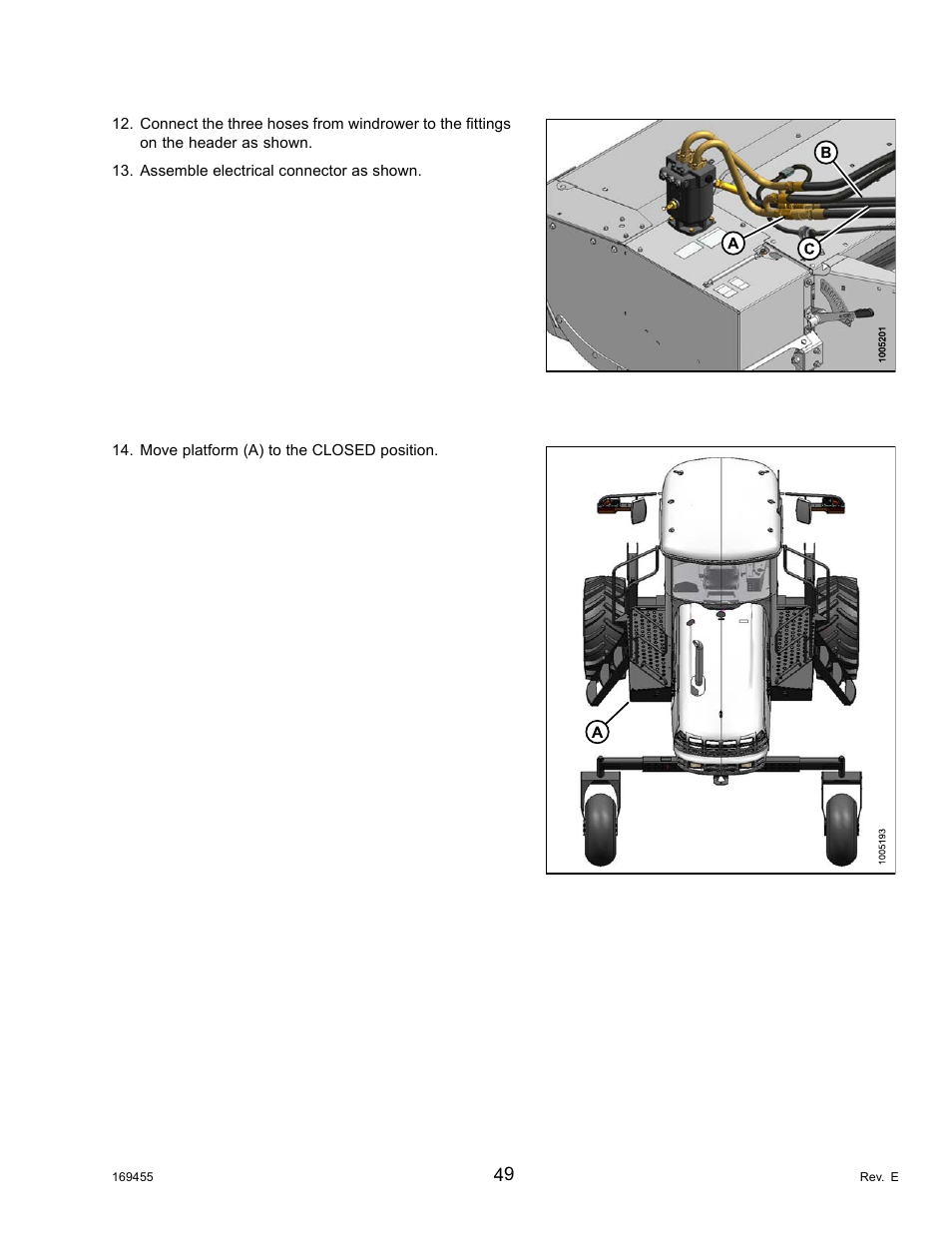 Operation | MacDon R85 Rotary Disc 13 Foot Self-Propelled Windrower Header User Manual | Page 57 / 168