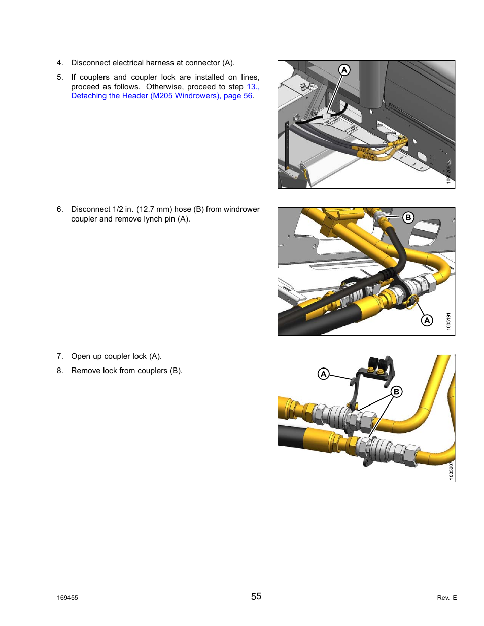 MacDon R85 Rotary Disc 13 Foot Self-Propelled Windrower Header User Manual | Page 63 / 168