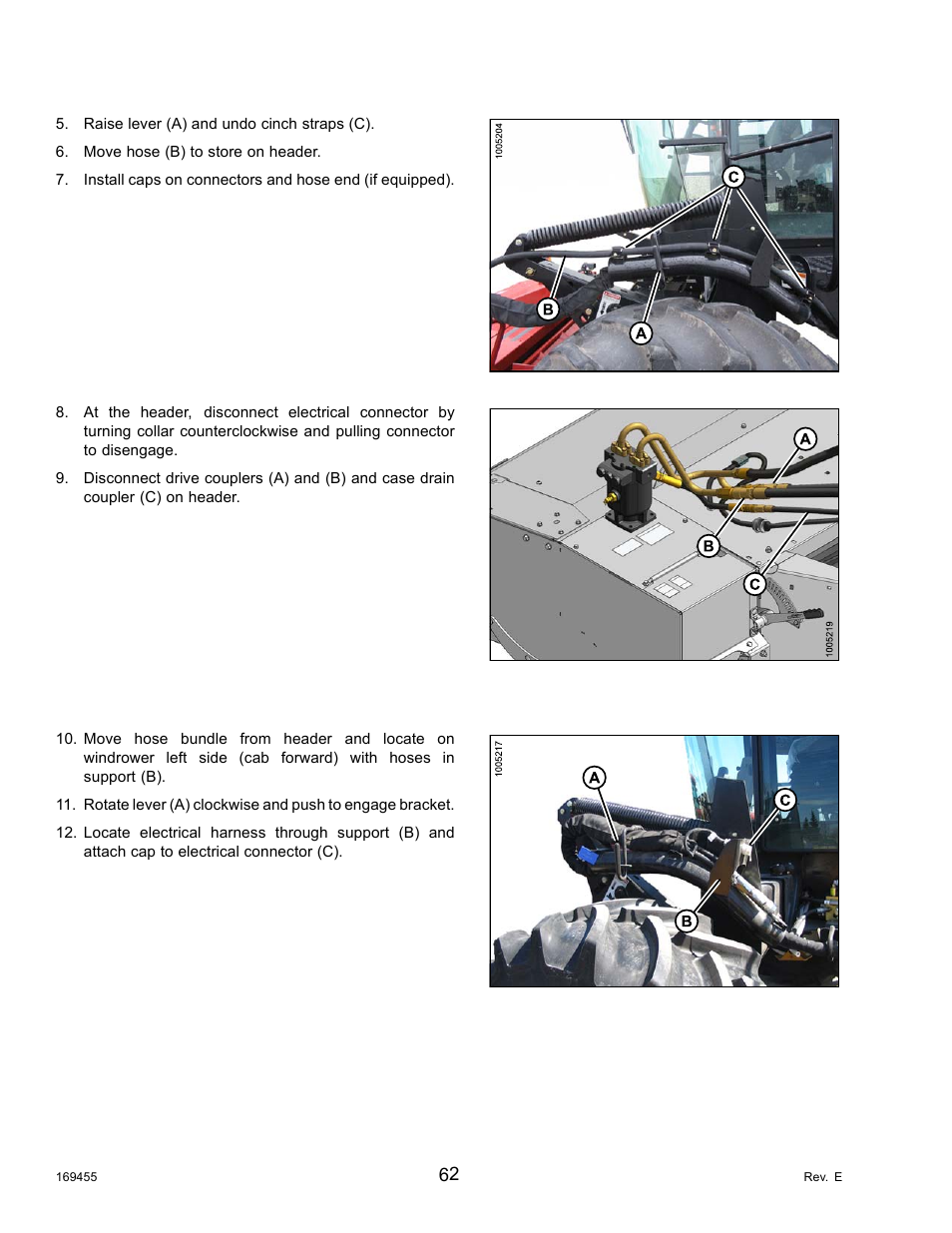 Operation | MacDon R85 Rotary Disc 13 Foot Self-Propelled Windrower Header User Manual | Page 70 / 168