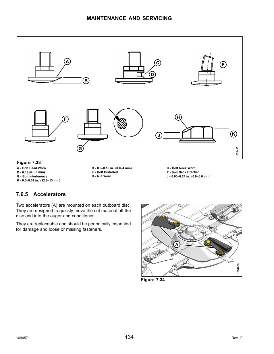 5accelerators, Accelerators, Maintenance and servicing | 5 accelerators | MacDon R85 Rotary Disc 16 Foot Self-Propelled Windrower Headers User Manual | Page 142 / 182