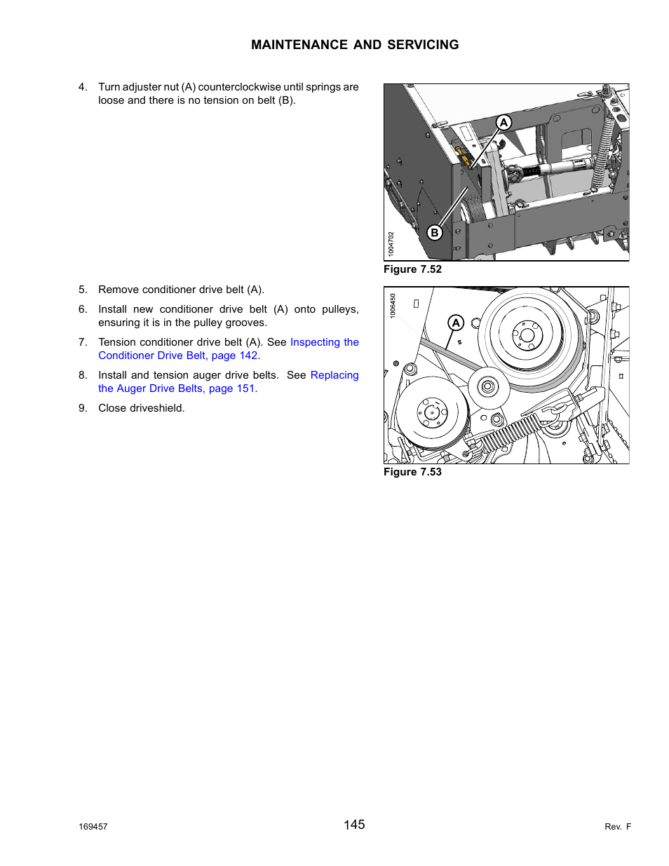 MacDon R85 Rotary Disc 16 Foot Self-Propelled Windrower Headers User Manual | Page 153 / 182