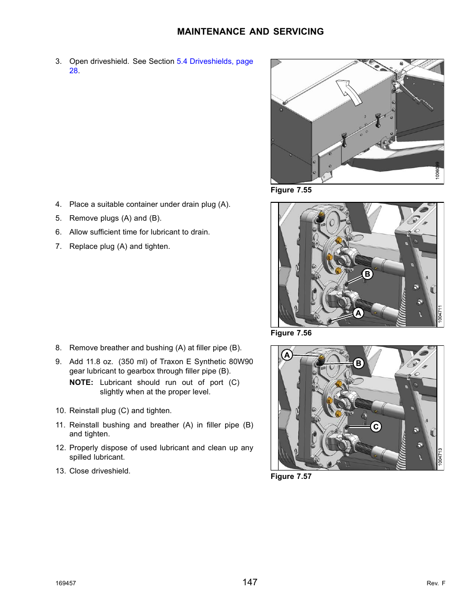 MacDon R85 Rotary Disc 16 Foot Self-Propelled Windrower Headers User Manual | Page 155 / 182