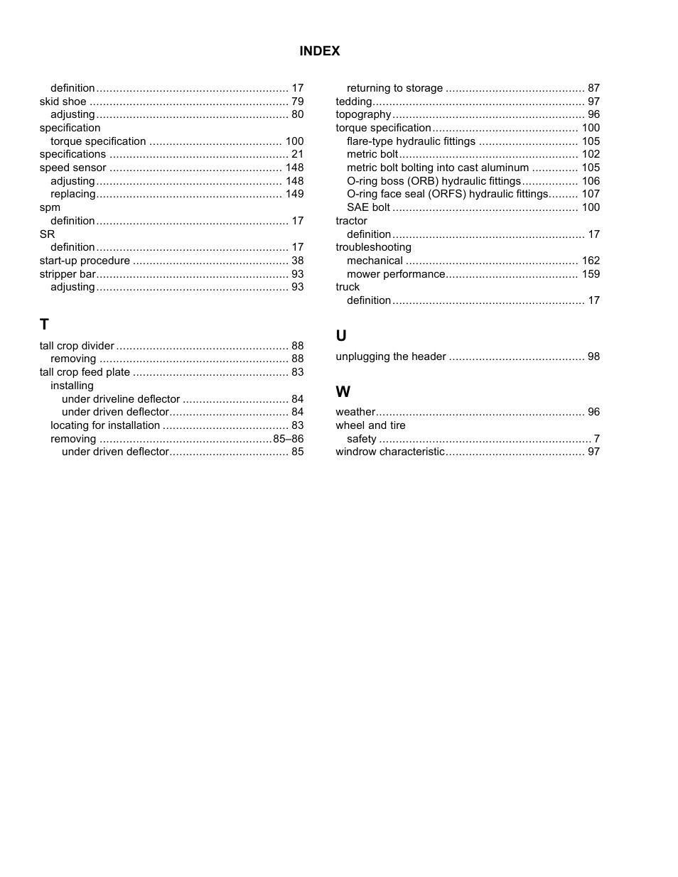 MacDon R85 Rotary Disc 16 Foot Self-Propelled Windrower Headers User Manual | Page 180 / 182
