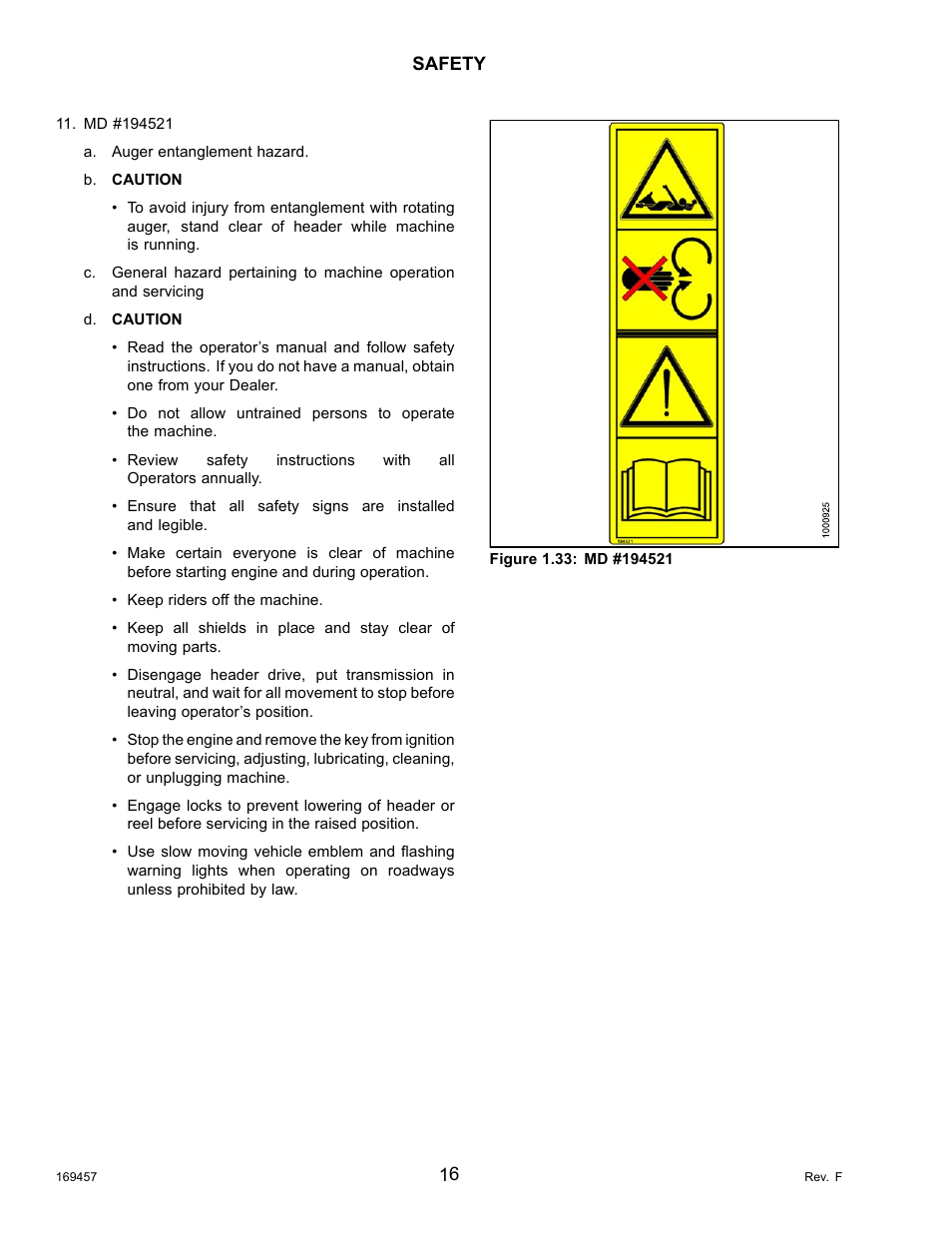 MacDon R85 Rotary Disc 16 Foot Self-Propelled Windrower Headers User Manual | Page 24 / 182