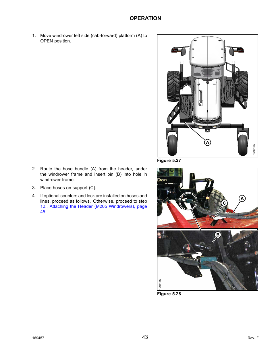 MacDon R85 Rotary Disc 16 Foot Self-Propelled Windrower Headers User Manual | Page 51 / 182