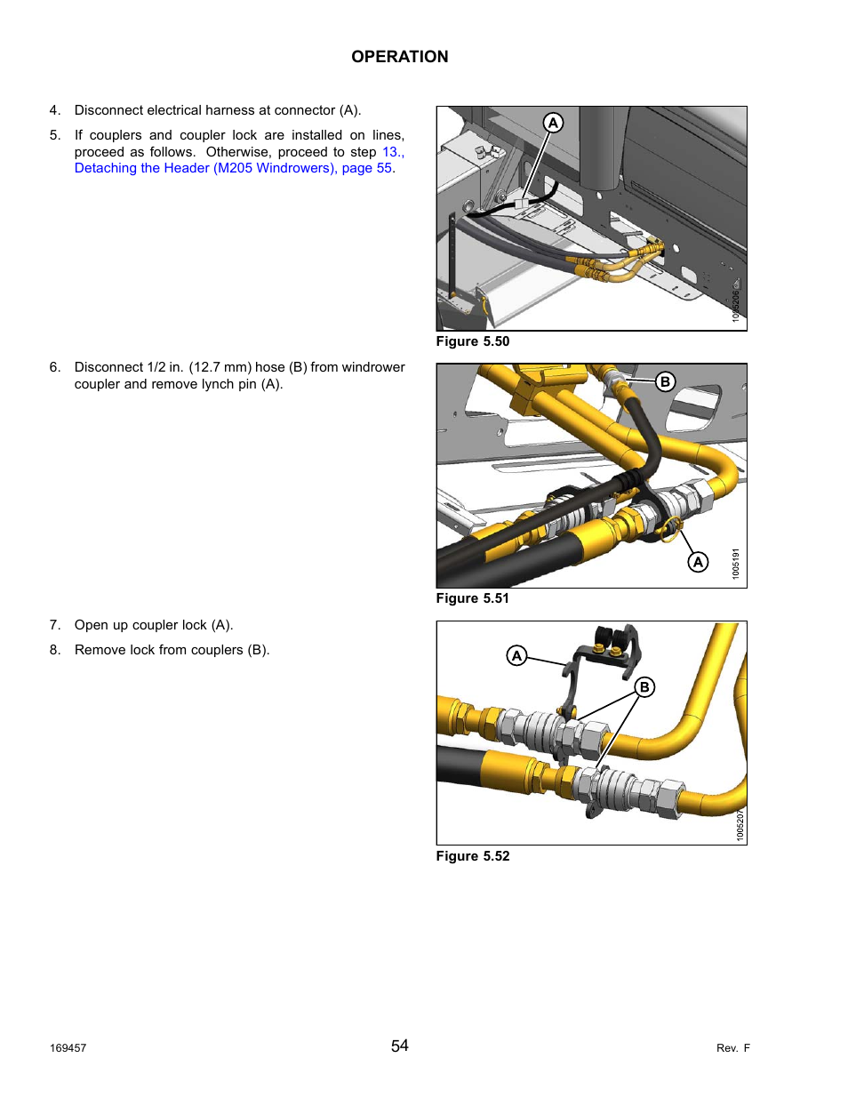 MacDon R85 Rotary Disc 16 Foot Self-Propelled Windrower Headers User Manual | Page 62 / 182