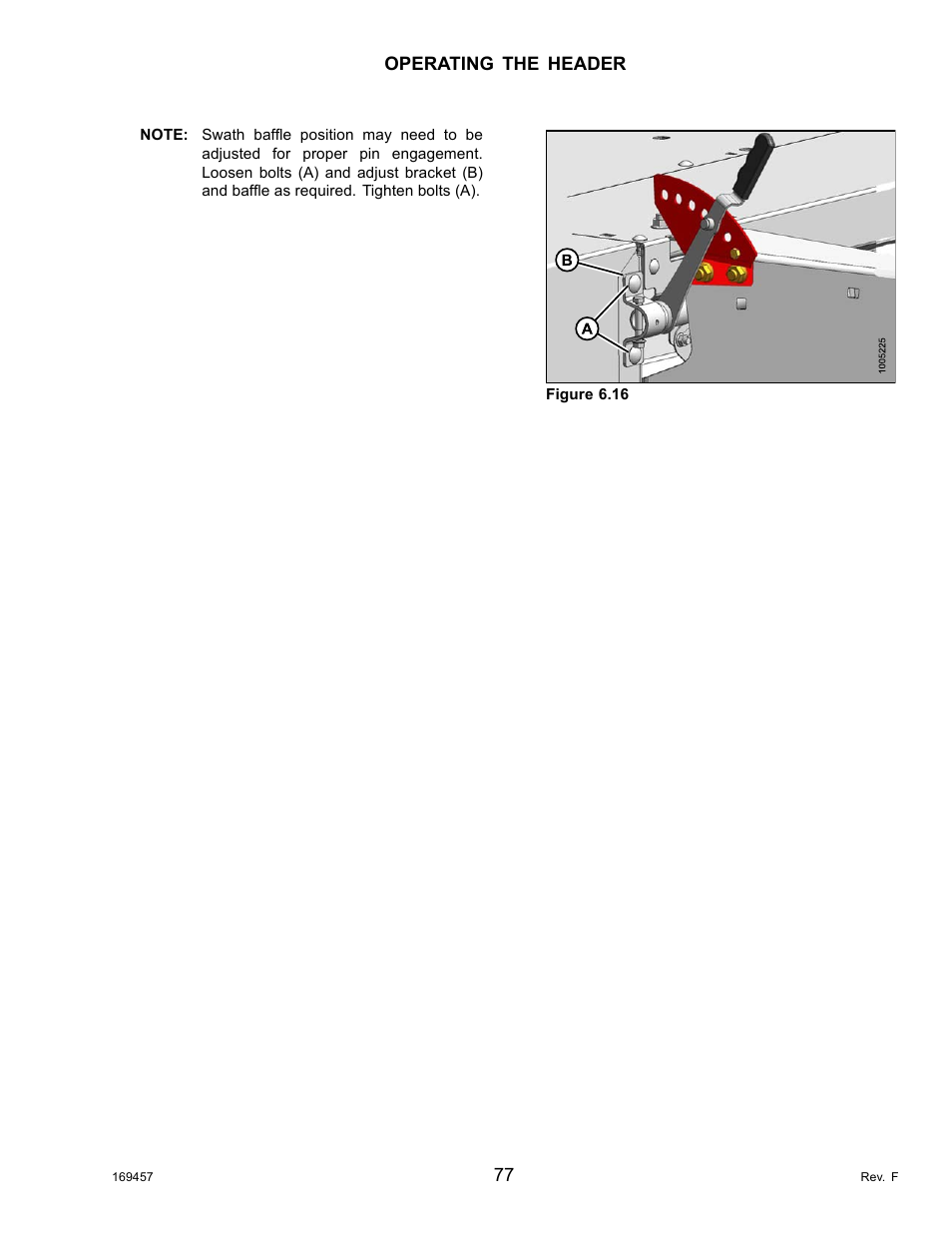 MacDon R85 Rotary Disc 16 Foot Self-Propelled Windrower Headers User Manual | Page 85 / 182