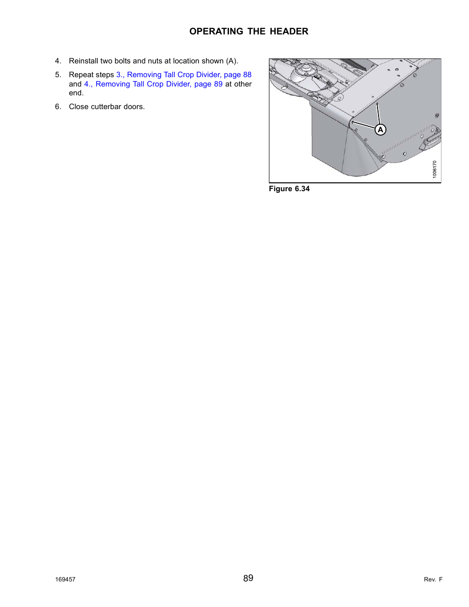 MacDon R85 Rotary Disc 16 Foot Self-Propelled Windrower Headers User Manual | Page 97 / 182