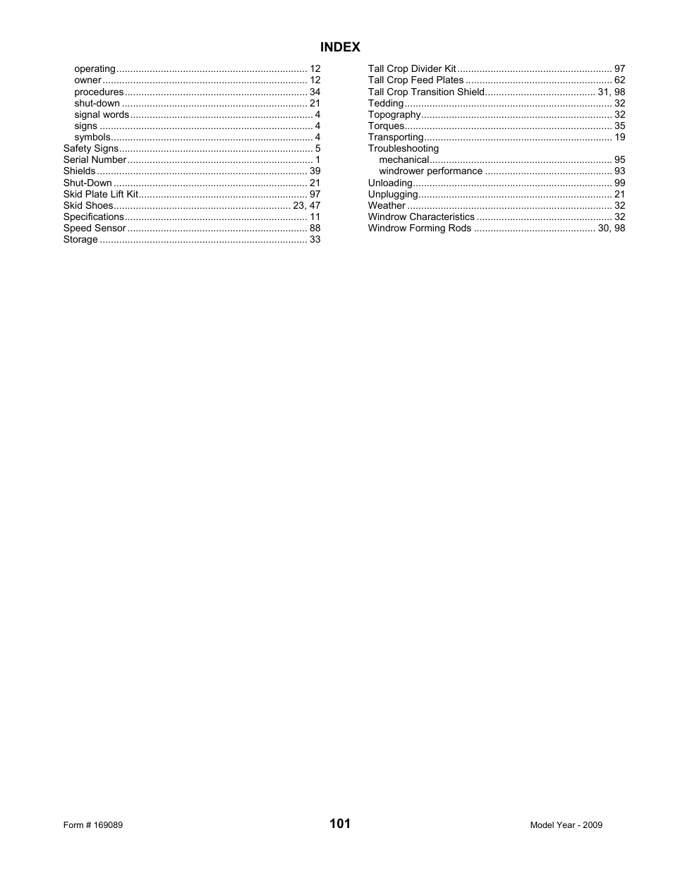 MacDon R80 Rotary Disc User Manual | Page 103 / 103