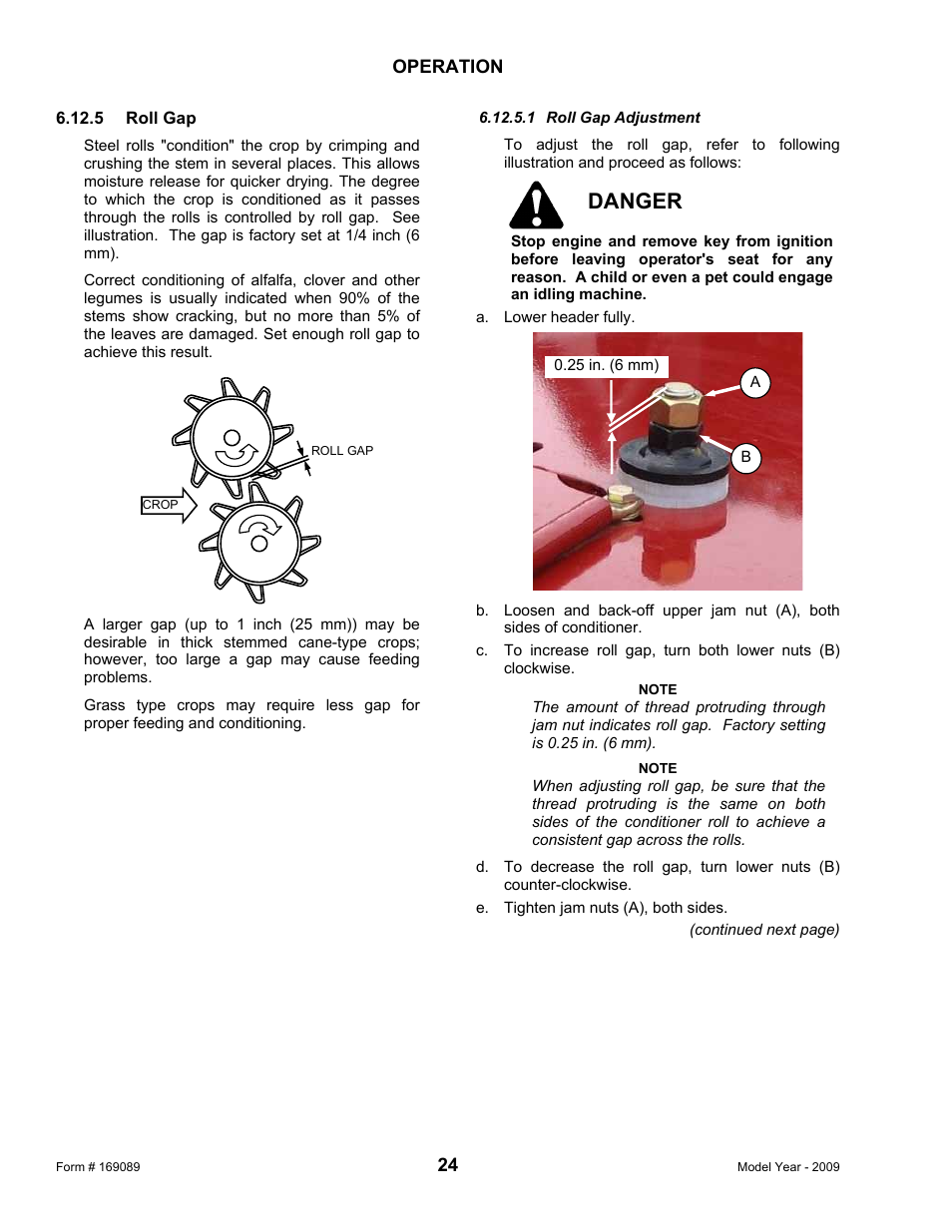 Danger | MacDon R80 Rotary Disc User Manual | Page 26 / 103