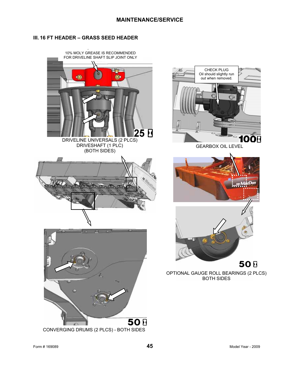 MacDon R80 Rotary Disc User Manual | Page 47 / 103