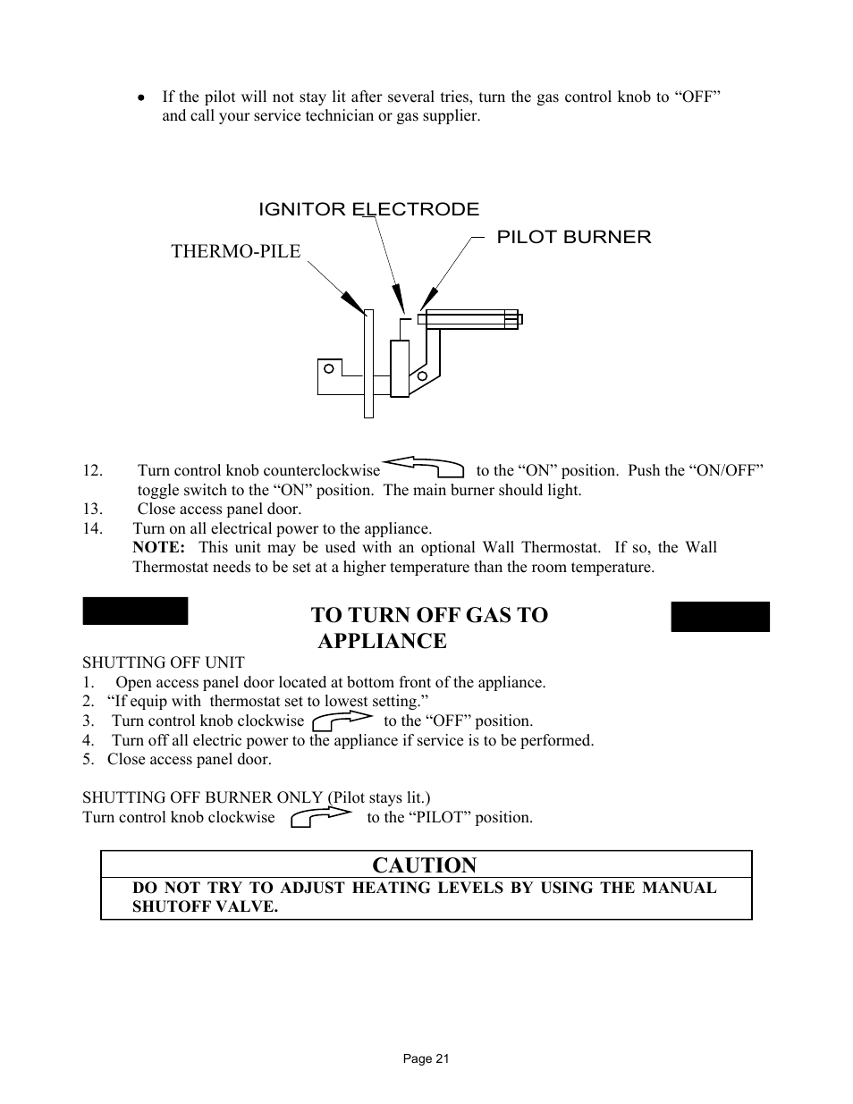 Caution | New Buck Corporation 32 User Manual | Page 23 / 42