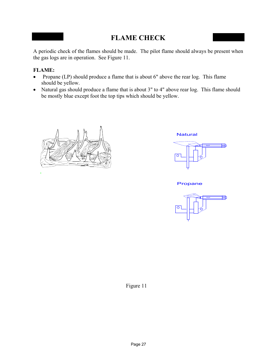 Flame check | New Buck Corporation 32 User Manual | Page 29 / 42