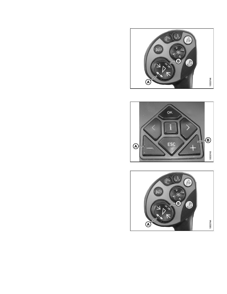 Setting cut height manually (lexion 500 series) | MacDon FD75 OM User Manual | Page 129 / 448