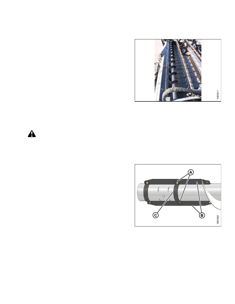 11upper cross auger (uca), 1removing beater bars, Upper cross auger (uca) | Removing beater bars, 11 upper cross auger (uca), 1 removing beater bars, Warning | MacDon FD75 OM User Manual | Page 183 / 448