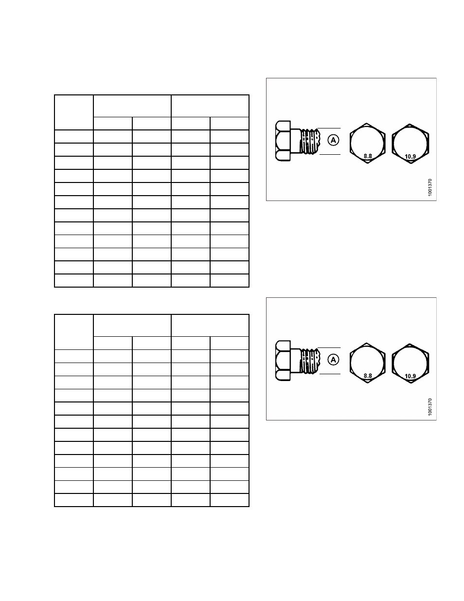 Metric bolt specifications | MacDon FD75 OM User Manual | Page 261 / 448