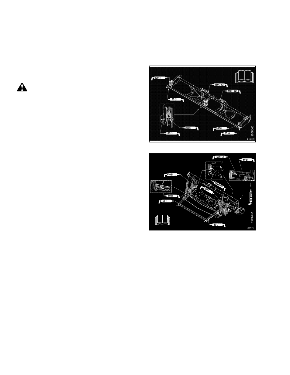 Greasing procedure, Caution | MacDon FD75 OM User Manual | Page 284 / 448