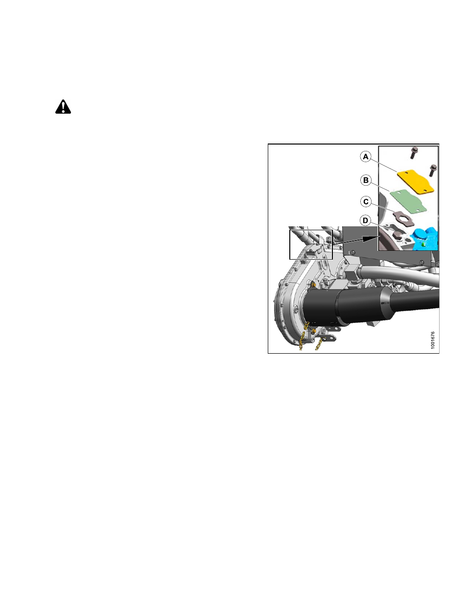 5adjusting tension on gearbox drive chain, Adjusting tension on gearbox drive chain, 5 adjusting tension on gearbox drive chain | Caution | MacDon FD75 OM User Manual | Page 299 / 448