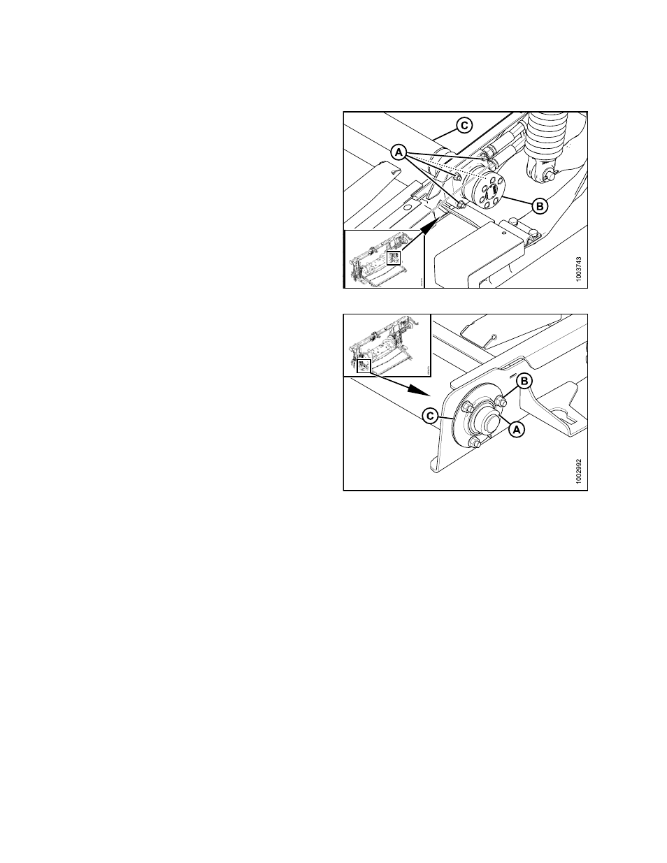 Installing adapter feed draper drive roller, Replacing adapter drive roller bearing, Removing adapter feed draper drive roller bearing | MacDon FD75 OM User Manual | Page 340 / 448