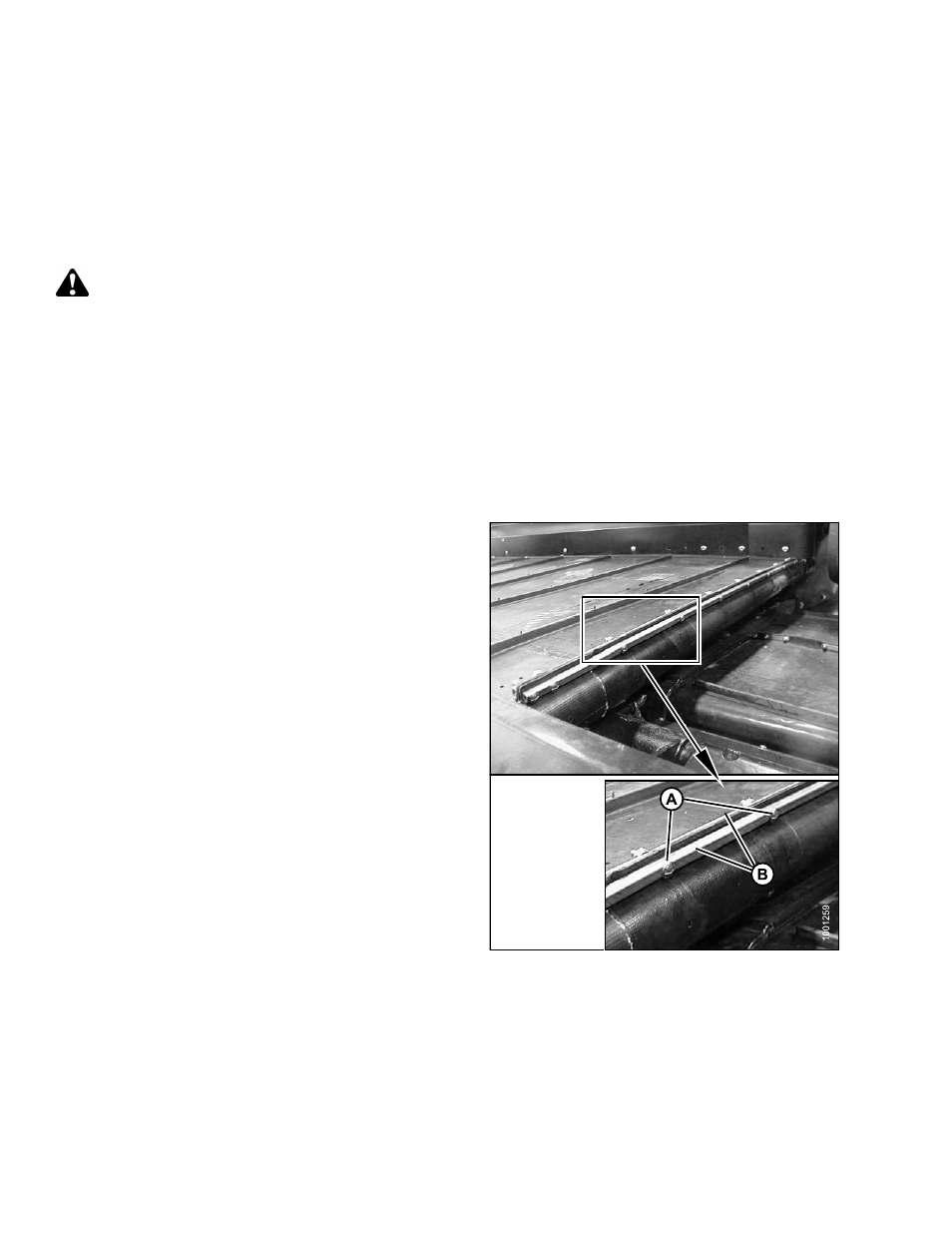 11header drapers, 1removing side draper, Header drapers | Removing side draper, 11 header drapers, 1 removing side draper, Warning | MacDon FD75 OM User Manual | Page 348 / 448