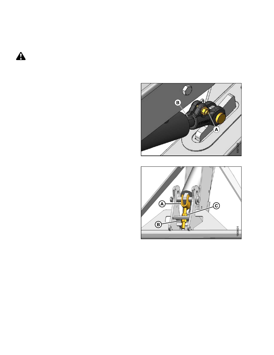 Adjusting reel clearance, 2reel frown, Reel frown | Danger, 2 reel frown | MacDon FD75 OM User Manual | Page 364 / 448