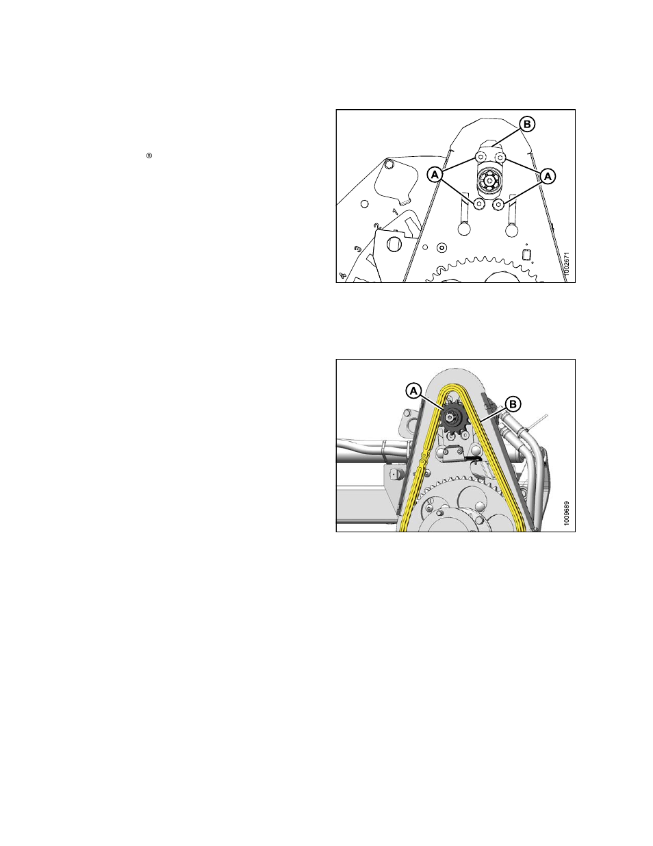 Installing double reel drive motor | MacDon FD75 OM User Manual | Page 382 / 448