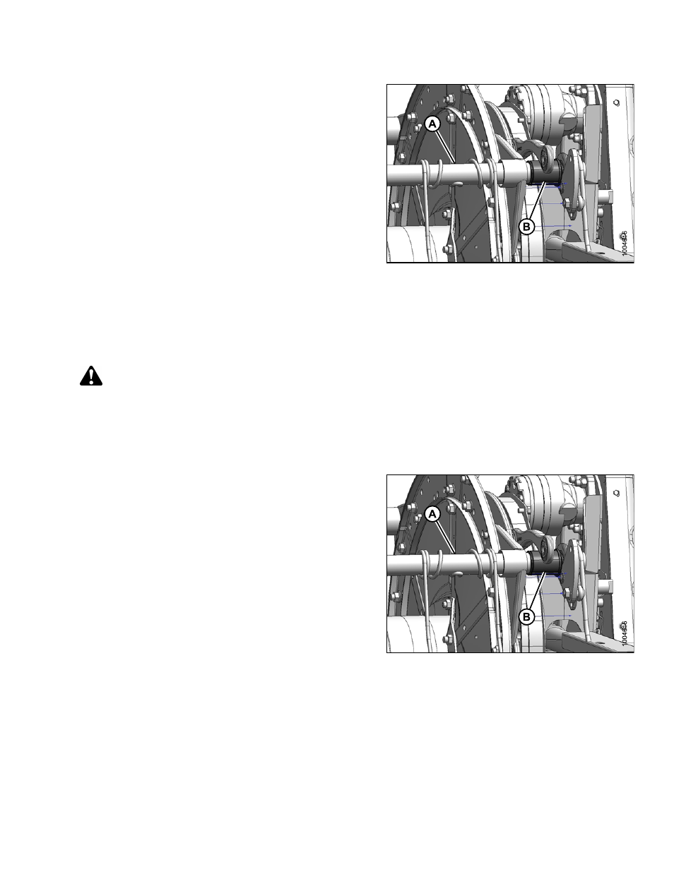 Installing bushings on 5-, 6- or 9-bat reels, Warning | MacDon FD75 OM User Manual | Page 393 / 448