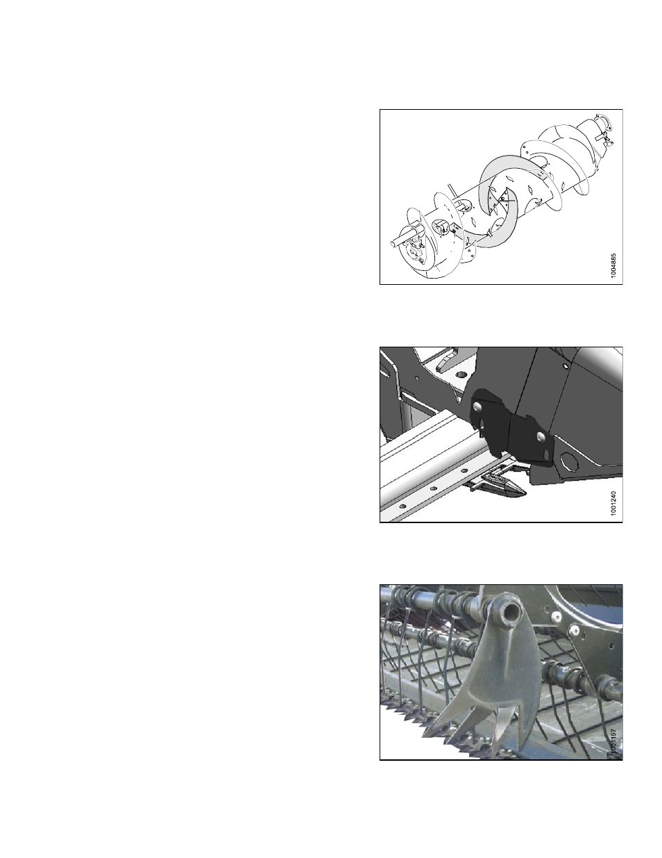 6ca25 feed auger flighting, 7knifehead shield, 8lodged crop reel finger kit | Ca25 feed auger flighting, Knifehead shield, Lodged crop reel finger kit, 6 ca25 feed auger flighting, 7 knifehead shield, 8 lodged crop reel finger kit | MacDon FD75 OM User Manual | Page 431 / 448