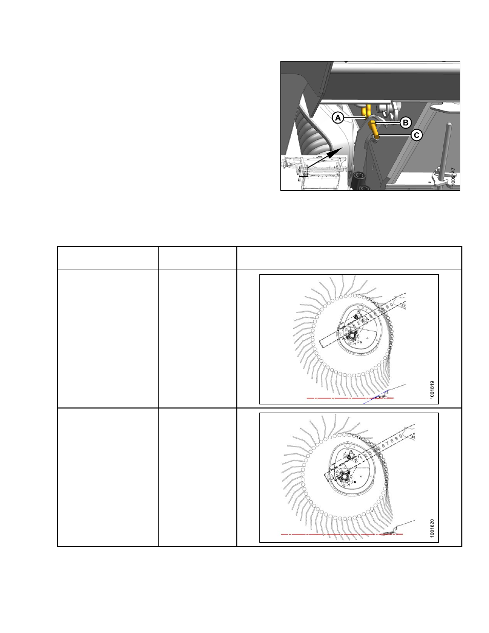 4reel settings, Table 4.2 fd75 reel settings chart, Reel settings | 4 reel settings | MacDon FD75 OM User Manual | Page 63 / 448