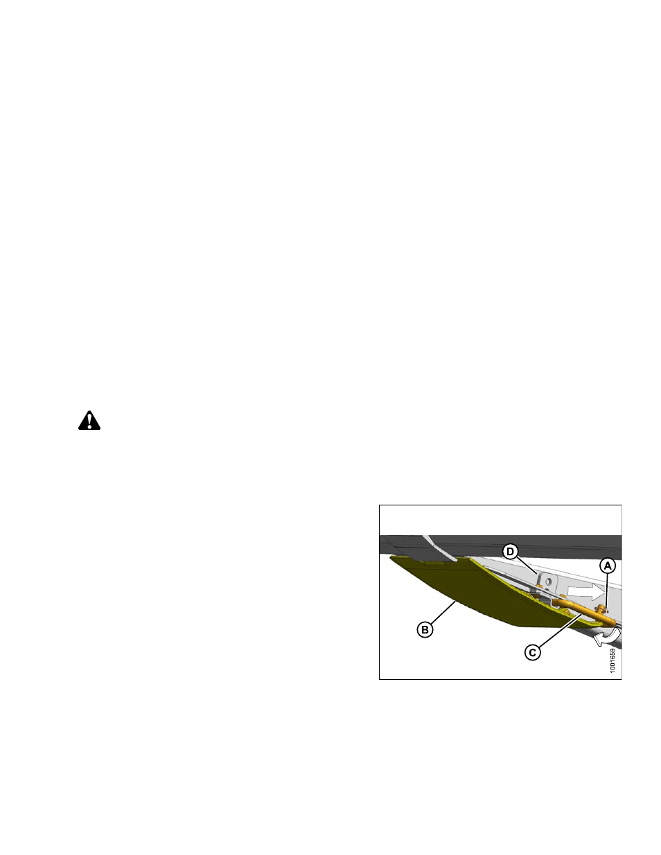 Cutting on the ground, Adjusting inner skid shoe, Danger | MacDon FD75 OM User Manual | Page 69 / 448