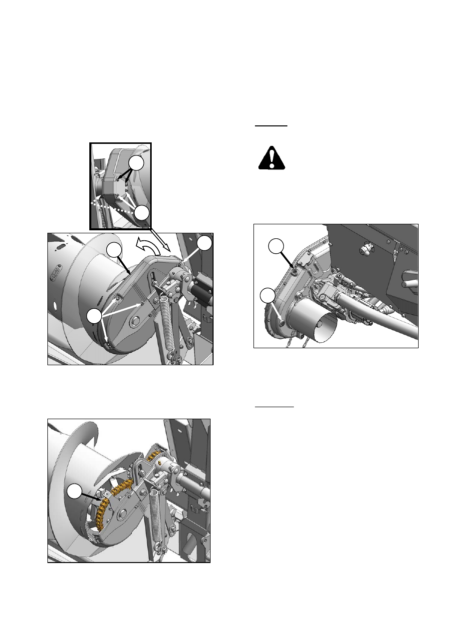 Caution | MacDon CA25 OM User Manual | Page 118 / 205