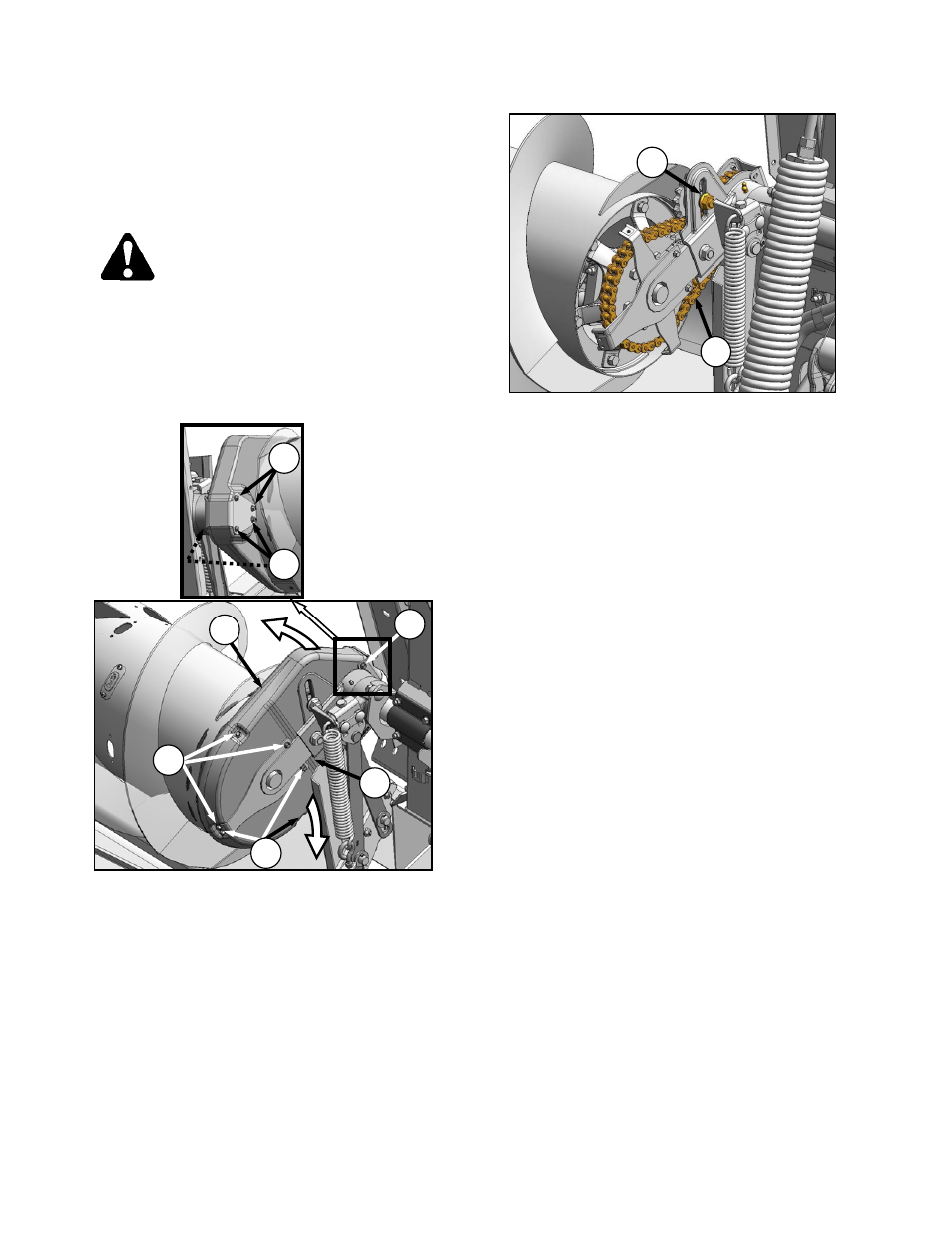 Caution | MacDon CA25 OM User Manual | Page 128 / 205