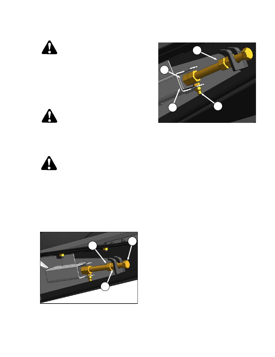 Caution, Danger | MacDon CA25 OM User Manual | Page 147 / 205
