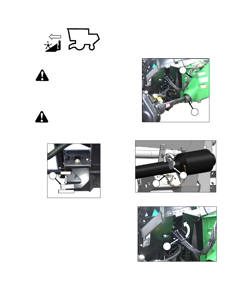 Danger, Caution | MacDon CA25 OM User Manual | Page 39 / 205