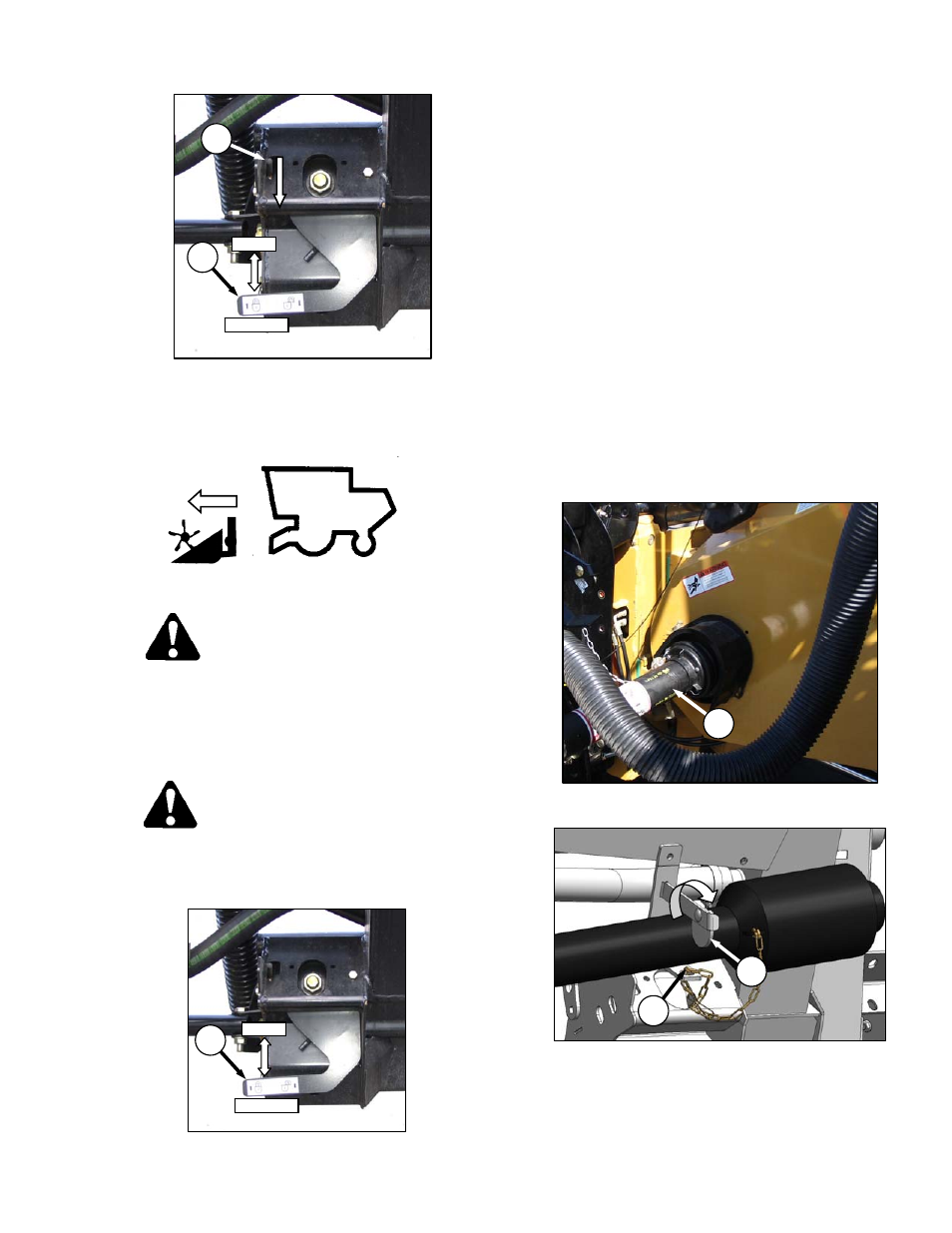 Danger, Caution | MacDon CA25 OM User Manual | Page 43 / 205