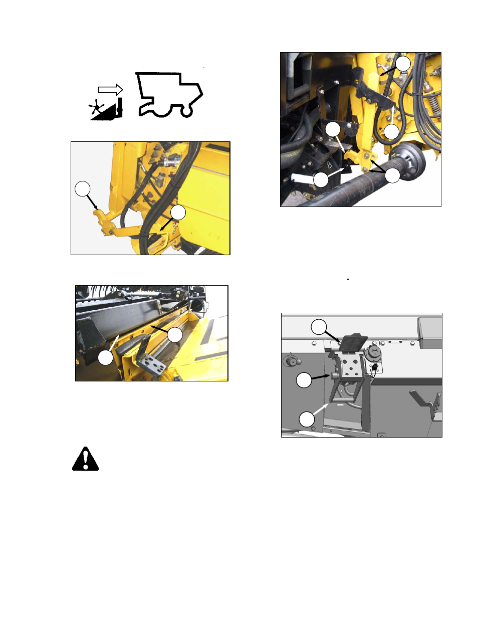 Caution | MacDon CA25 OM User Manual | Page 45 / 205