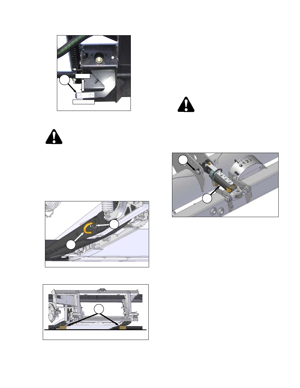 Danger, Caution | MacDon CA25 OM User Manual | Page 55 / 205