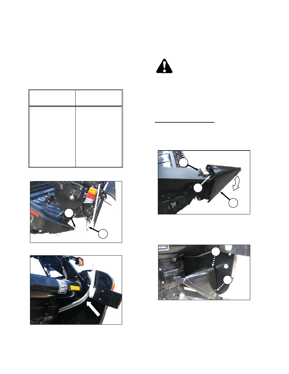 Danger | MacDon CA25 OM User Manual | Page 82 / 205