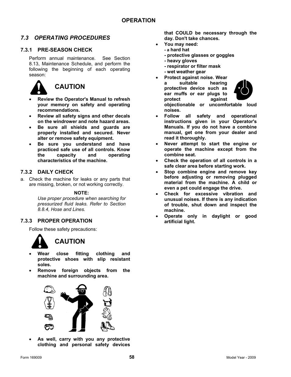 Caution | MacDon CA20 Operators Manual User Manual | Page 60 / 100