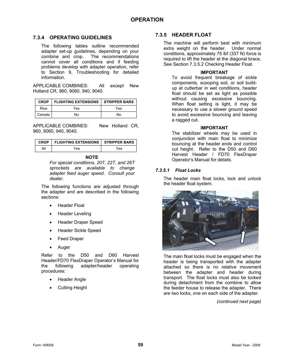 Operation | MacDon CA20 Operators Manual User Manual | Page 61 / 100