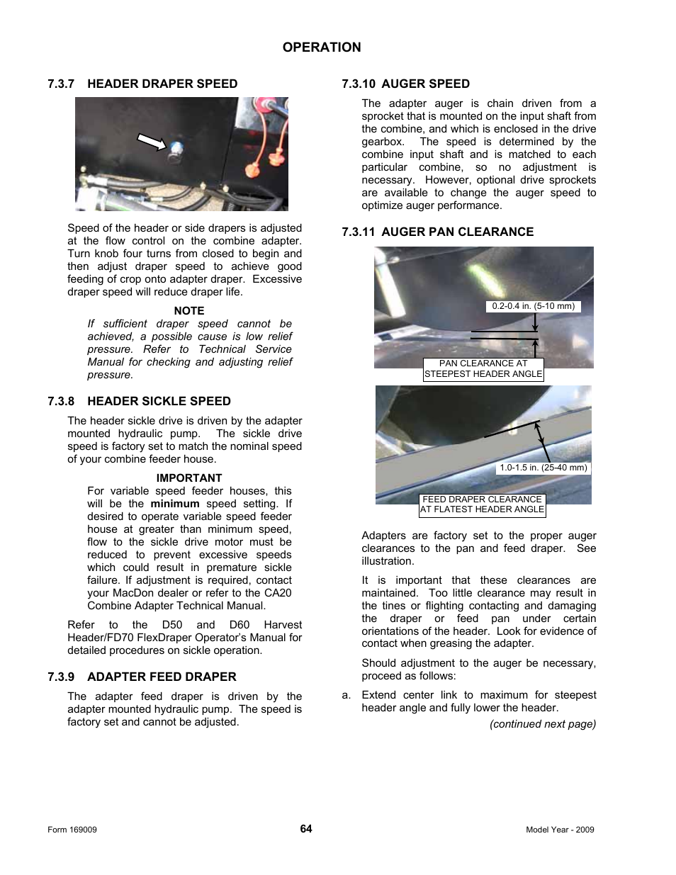 MacDon CA20 Operators Manual User Manual | Page 66 / 100