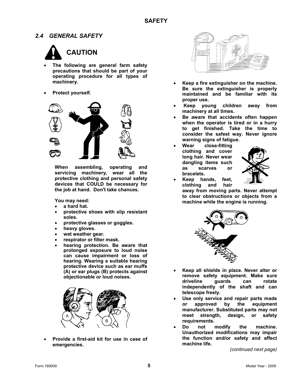 Caution | MacDon CA20 Operators Manual User Manual | Page 7 / 100