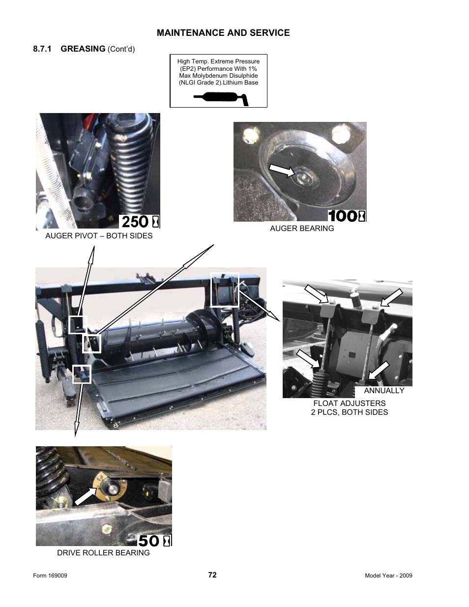 Maintenance and service | MacDon CA20 Operators Manual User Manual | Page 74 / 100