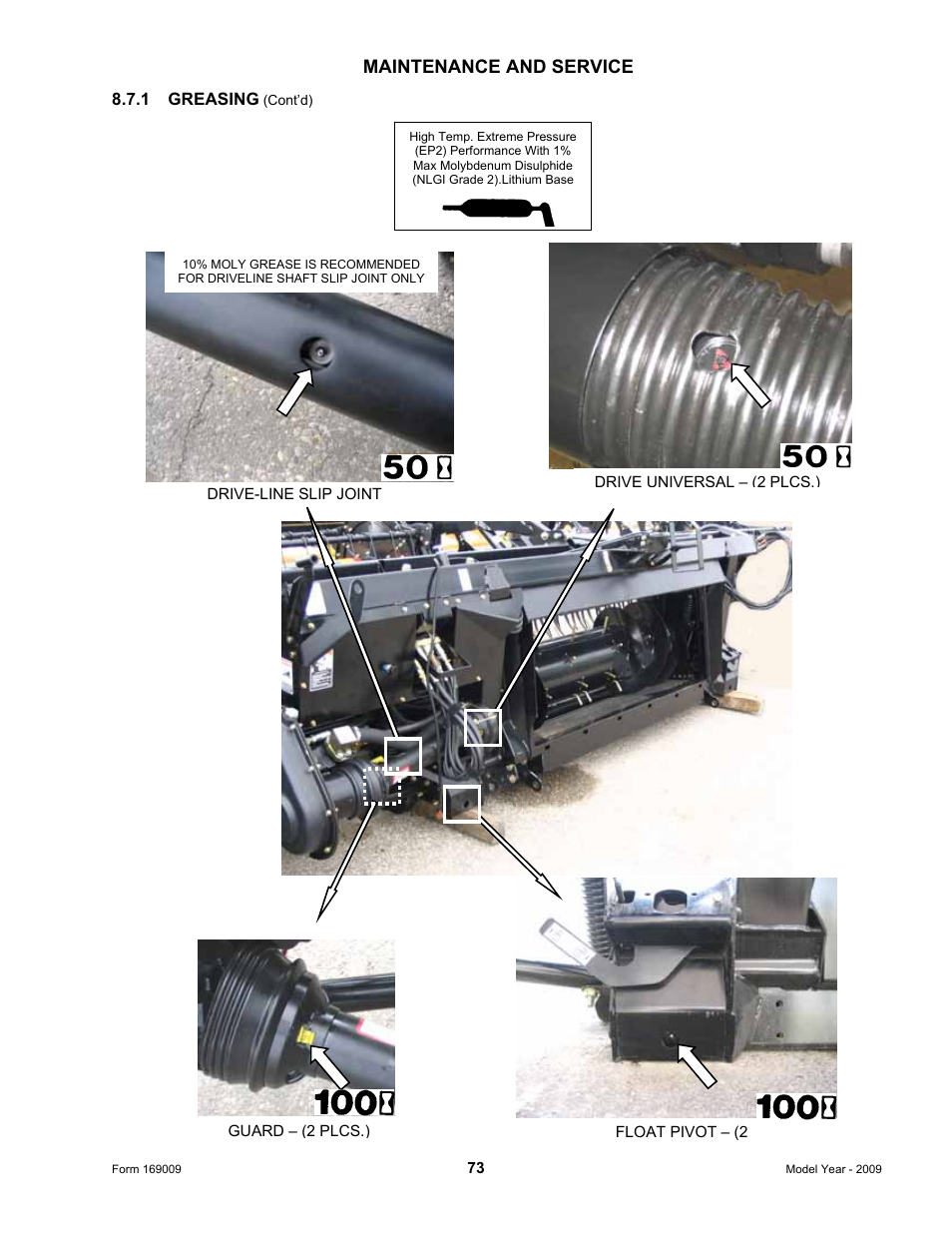 Maintenance and service | MacDon CA20 Operators Manual User Manual | Page 75 / 100