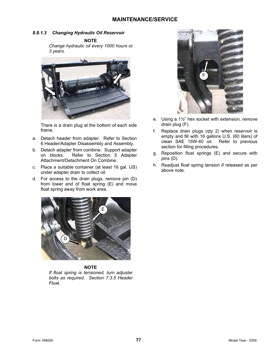 MacDon CA20 Operators Manual User Manual | Page 79 / 100