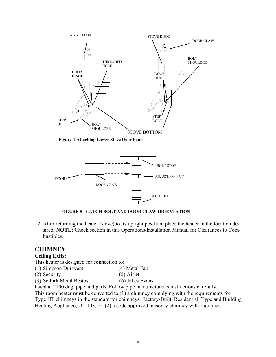 Chimney | New Buck Corporation 21 User Manual | Page 10 / 27