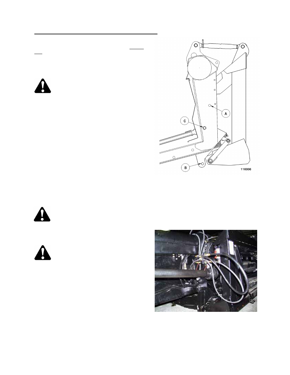 Header attaching & detaching | MacDon 871 Combine Adapter User Manual | Page 12 / 68