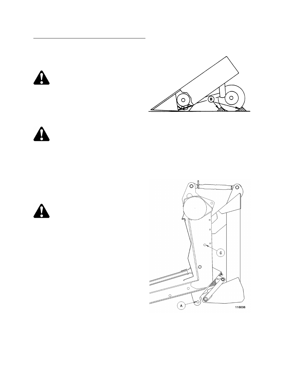 Header attaching & detaching | MacDon 871 Combine Adapter User Manual | Page 13 / 68