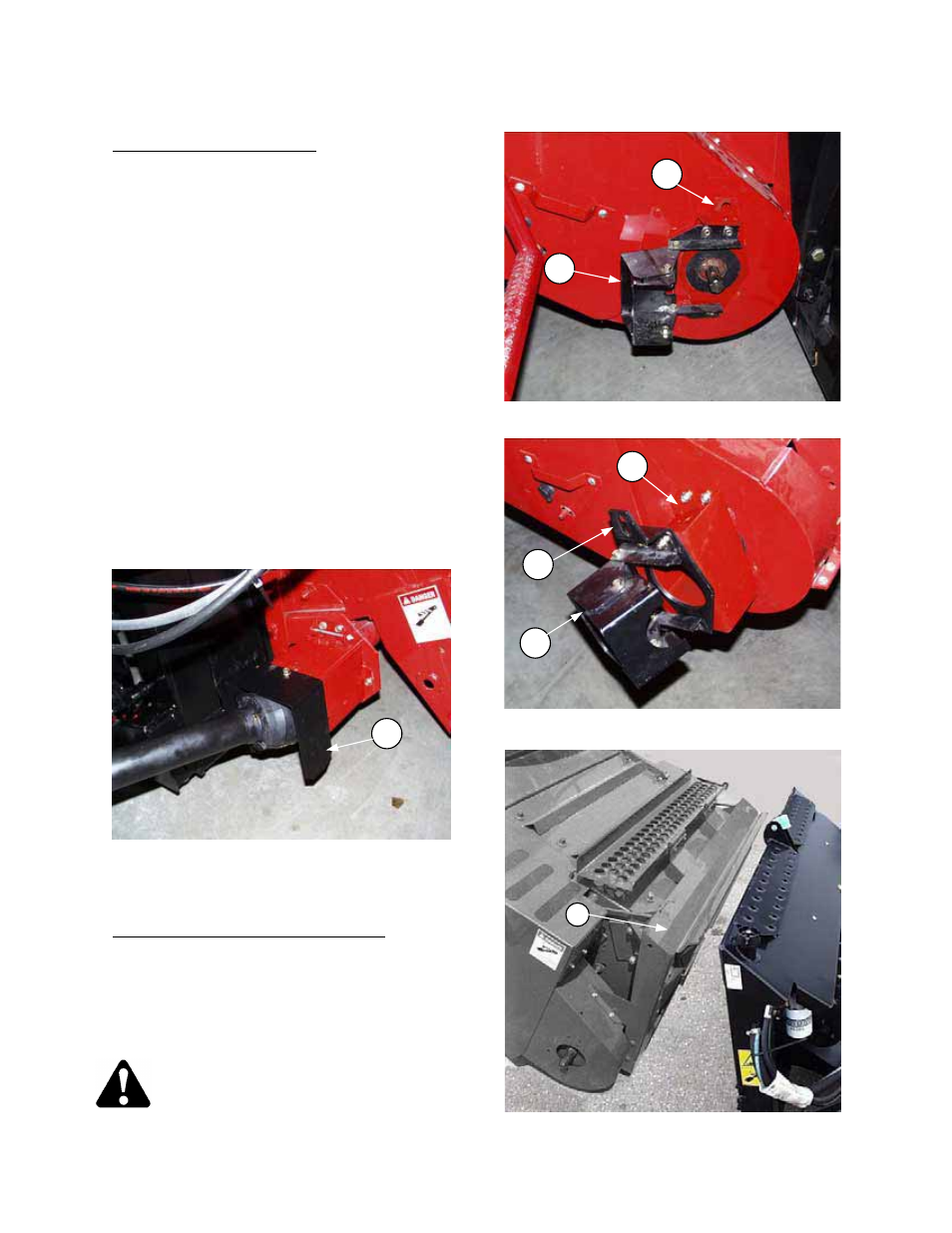 Adapter mounting instructions for case ih combines | MacDon 871 Combine Adapter User Manual | Page 43 / 68