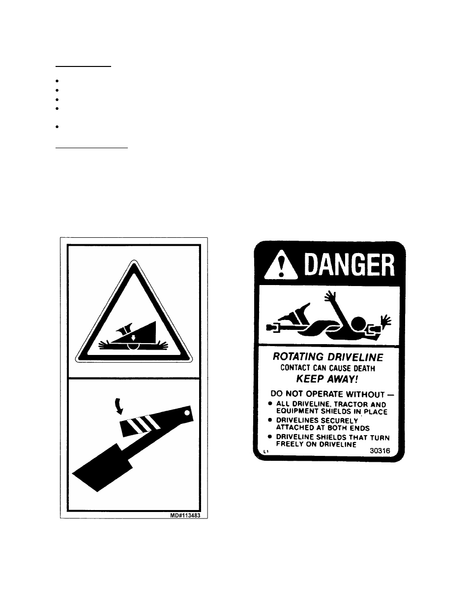 Safety | MacDon 871 Combine Adapter User Manual | Page 5 / 68